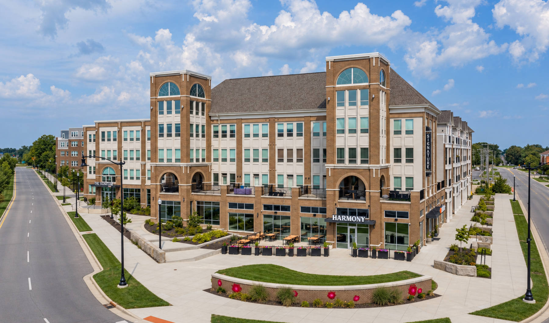 Apartment building exterior
